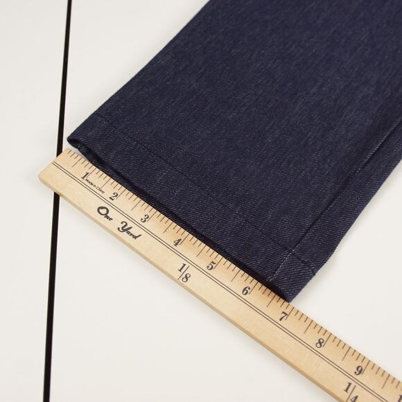 NEW Uniqlo Jersey Relaxed Denim Blue Ankle Pants Unisex Sz L - Picture 8 of 11